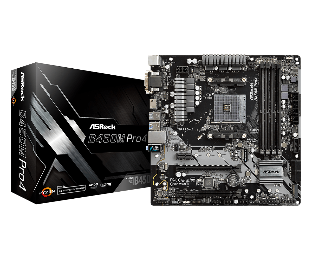 Asrock B450M Pro4 - Motherboard Specifications On MotherboardDB